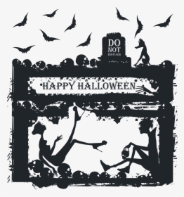 Halloween Greeting Card Illustration - Happy Holidays Clip Art, HD Png Download, Transparent PNG