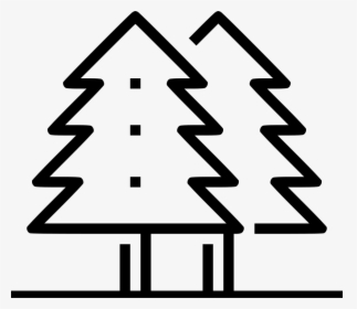 Transparent Forest Trees Png - Free Svg Silhouette Christmas Tree, Png Download, Transparent PNG