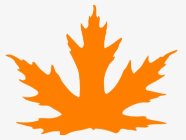Leaves Clipart Orange Leaf - Purple Maple Leaf Clipart, HD Png Download, Transparent PNG