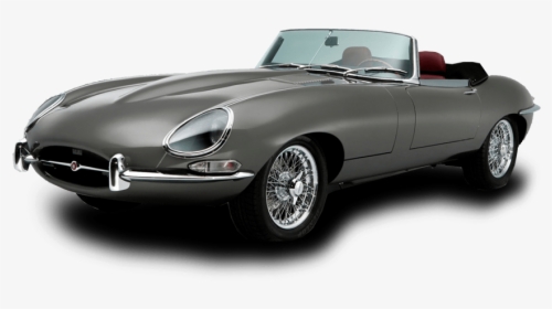 Grey E Type Jaguar - Jaguar Most Beautiful Car, HD Png Download, Transparent PNG