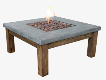 Concrete Table Fire Pit - Gas Firepit Table Uk, HD Png Download, Transparent PNG