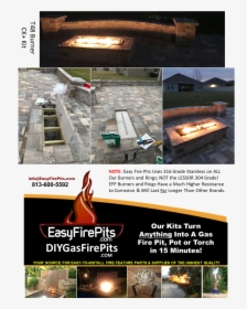 Make A Custom Gas Fire Pit Or Custom Gas Fire Table - Fire Pit, HD Png Download, Transparent PNG