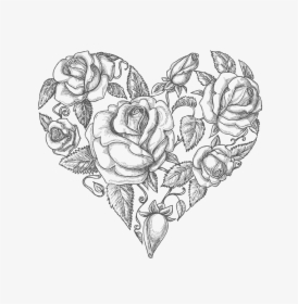 Rose Tattoo Clipart Vintage Rose - Mothers Day Cards Sketch, HD Png Download, Transparent PNG