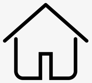 Home Not Lit - House Png Black And White, Transparent Png, Transparent PNG