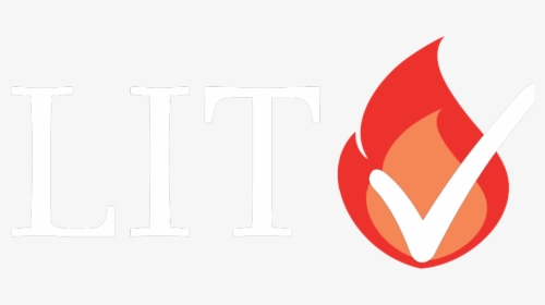 Lit Logo White Serif - Emblem, HD Png Download, Transparent PNG
