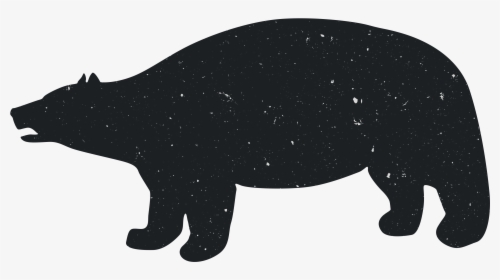 Bear Animal Black And White - Bear, HD Png Download, Transparent PNG