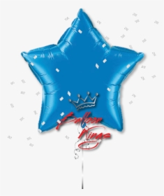 Large Sapphire Blue Star - Red Star Balloons, HD Png Download, Transparent PNG