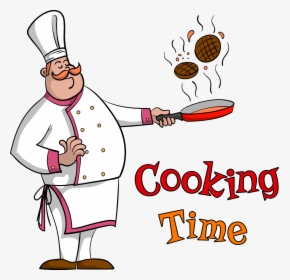 Picture Library Chef Food Pan Time Transprent Png - Cooking Chef Png Clipart, Transparent Png, Transparent PNG