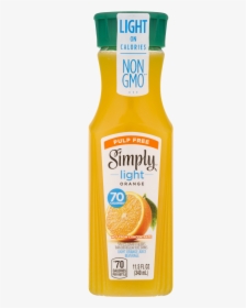 Simply Orange Juice Light, HD Png Download, Transparent PNG