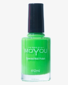 Moyou Nail Fashion - Green Nail Polish Transparent, HD Png Download, Transparent PNG