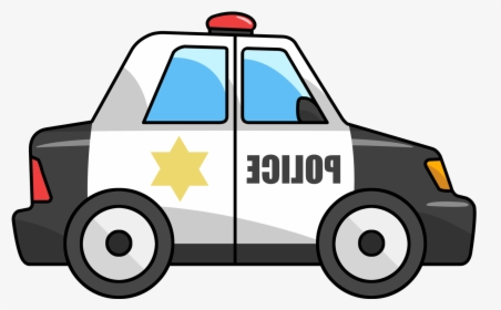 Free Cartoon Police Car Clip Art - Police Car Clipart, HD Png Download, Transparent PNG