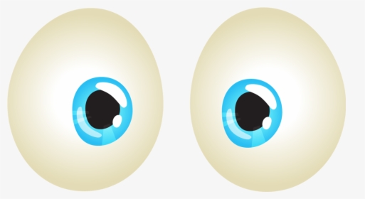 Cartoon Eye Humour - Scared Eyes Cartoon Transparent Background, HD Png Download, Transparent PNG