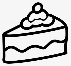 Slice Of Cake I - Vector Cake Slice Icon, HD Png Download, Transparent PNG
