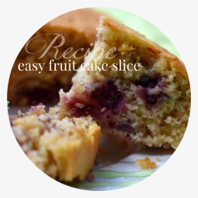 Fruit Cake Slice Recipe - Bánh, HD Png Download, Transparent PNG
