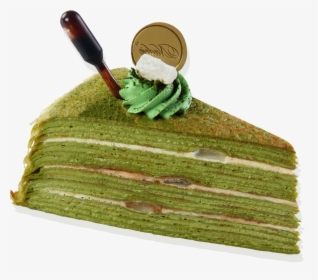 Matcha Cake Slice Png, Transparent Png, Transparent PNG