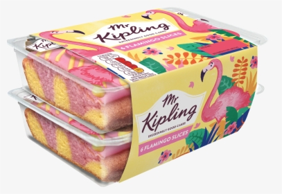 The Flamingo Slices Are Made From A Pink And Yellow - Mr Kipling Unicorn Slices, HD Png Download, Transparent PNG