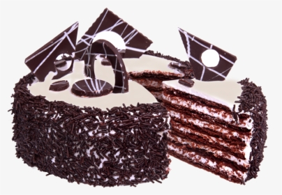Slice Of Cake Png - Black Forest Cake Png, Transparent Png, Transparent PNG