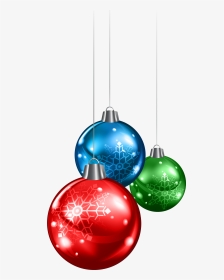 Red Green Blue Christmas Balls, HD Png Download, Transparent PNG