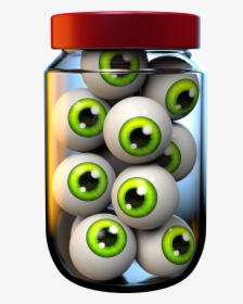 Halloween Jar Of Eyeballs Png Clipart Image Gallery - Halloween Eyeballs Clip Art, Transparent Png, Transparent PNG