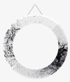🖼 #frame #circle #white #paint #black #splash #splatter - Circle With Black And White Paint Png, Transparent Png, Transparent PNG