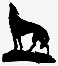 Clip Art At Clker - Howling Wolf On A Mountain, HD Png Download, Transparent PNG