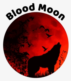 Howling Wolf Blood Moon, HD Png Download, Transparent PNG