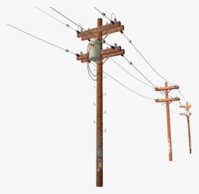 Collection Of High - Transparent Power Lines Png, Png Download, Transparent PNG
