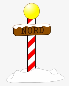 North Pole, Arctic, Christmas, Pole, Winter, Holiday - Cross, HD Png Download, Transparent PNG