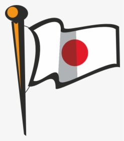 Japanese Flag - Clipart Transparent Japan Flag, HD Png Download, Transparent PNG