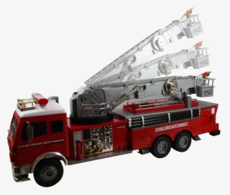 Fire Engine Radio-controlled Car Fire Department Radio - Camion De Pompier Jouet, HD Png Download, Transparent PNG