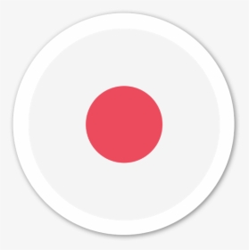 Japan Flag Sticker - Circle, HD Png Download, Transparent PNG