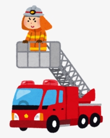 Fire Engine Firefighter Firefighting Emergency Medical - Transparent Fire Trucks Cartoon, HD Png Download, Transparent PNG