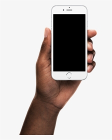 React Native App Open Source - Black Hand Holding Phone Mockup, HD Png Download, Transparent PNG