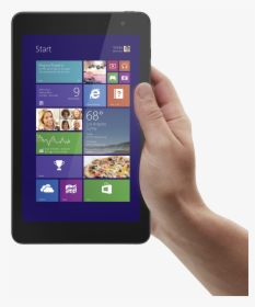 Hand Holding Tablet - Lenovo Miix 2 8, HD Png Download, Transparent PNG
