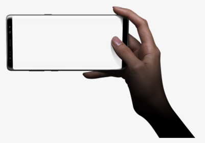 Galaxy Note8 Hand Holding , Png Download - Hand Holding Samsung Galaxy, Transparent Png, Transparent PNG