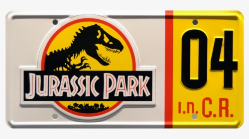 Ford Explorer License Plate Jurassic Park, HD Png Download, Transparent PNG