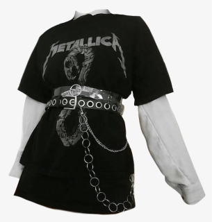 Cute Outfit Outfits Black Png Pngs Metallica E Girl Aesthetic Outfits Transparent Png Transparent Png Image Pngitem