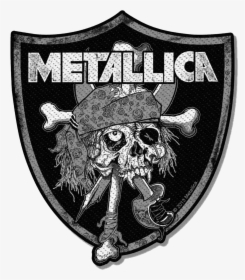 Clip Art T Shirt Raiders Skull - Metallica Patches, HD Png Download, Transparent PNG