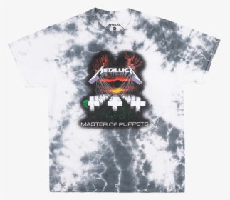 Metallica Master Of Puppets T-shirt Tie Dye Metal Music - Tie Dye Metallica T Shirt, HD Png Download, Transparent PNG