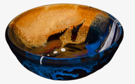 Preety Blue & Toasted Orange Cereal Bowl - Ceramic, HD Png Download, Transparent PNG