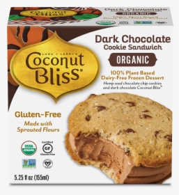 Coconut Bliss Vegan Ice Cream - Coconut Bliss Ice Cream Sandwich, HD Png Download, Transparent PNG