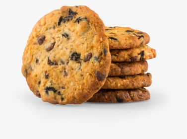 Crunchy Oat Cookie - Chocolate Chip Cookie, HD Png Download, Transparent PNG