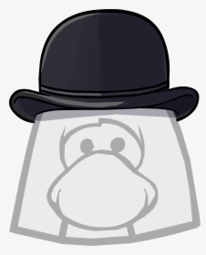 Club Penguin Earth Hat - Club Penguin Black Hat, HD Png Download, Transparent PNG