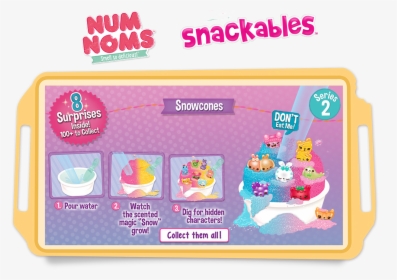 Num Noms Snackables Snow Cones Collect Them All, HD Png Download, Transparent PNG