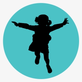 Transparent Young Girl Png - Child Silhouette Png, Png Download, Transparent PNG