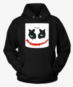 Funny Scary Joker Face Halloween Costume Unisex T-shirt - Black Power Hoodies, HD Png Download, Transparent PNG