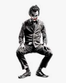 #thejoker #joker #jokerface - Joker Sitting Png, Transparent Png, Transparent PNG