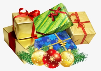 Christmas Gifts Png Free Pic - Transparent Background Christmas Present Png, Png Download, Transparent PNG