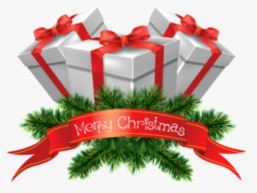 Transparent Christmas Text Png - Merry Christmas Gift Png, Png Download, Transparent PNG