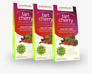 Powbab Tart Cherry Supplement Bites - Flyer, HD Png Download, Transparent PNG